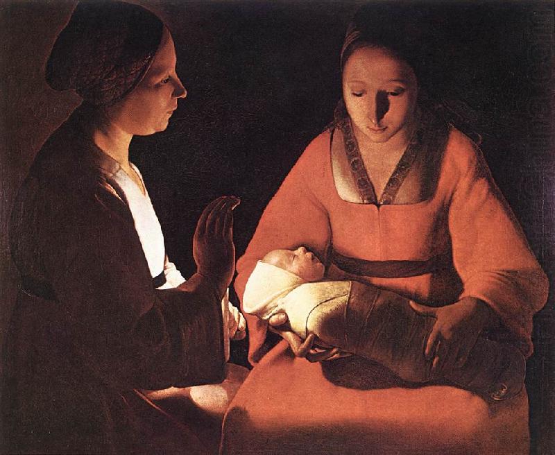 The New-born (detail) saf, LA TOUR, Georges de